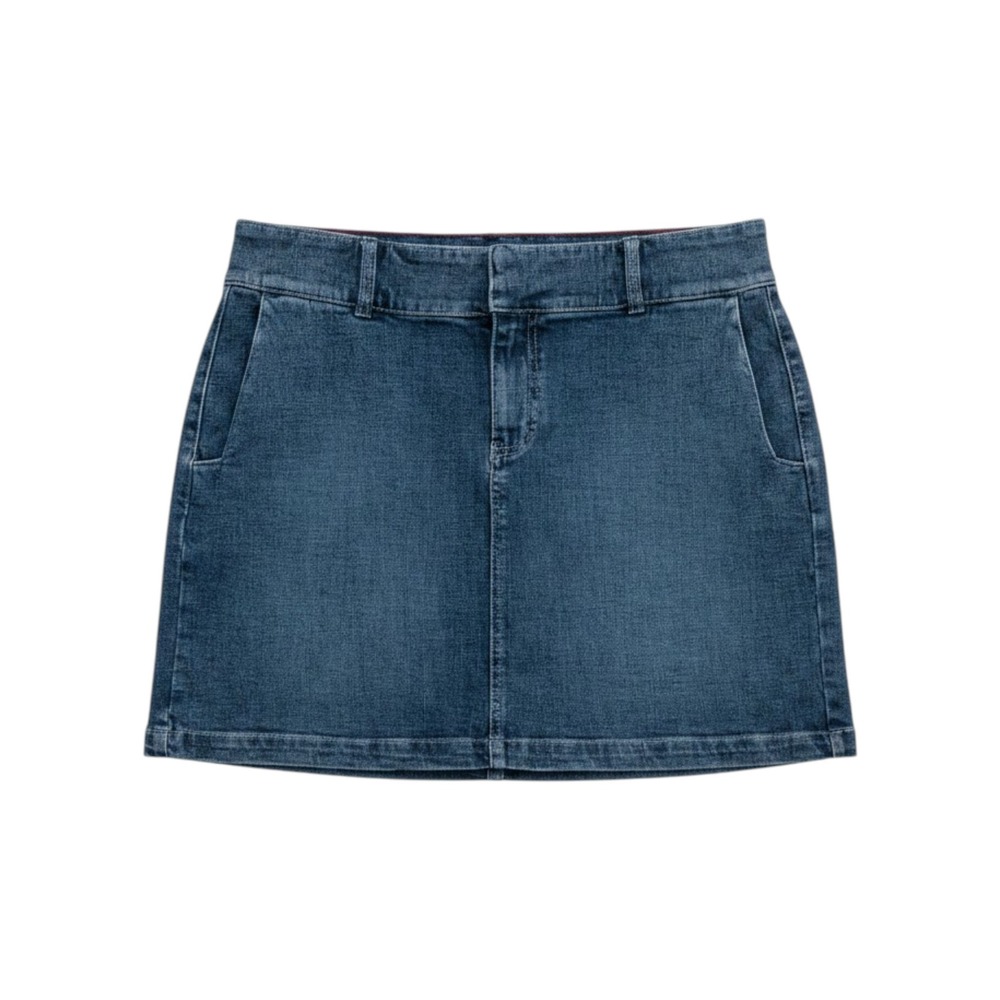 Tommy Hilfiger Denim Mini Skirt Womens 10 Y2K Vintage 2003 Preppy Jean Americana